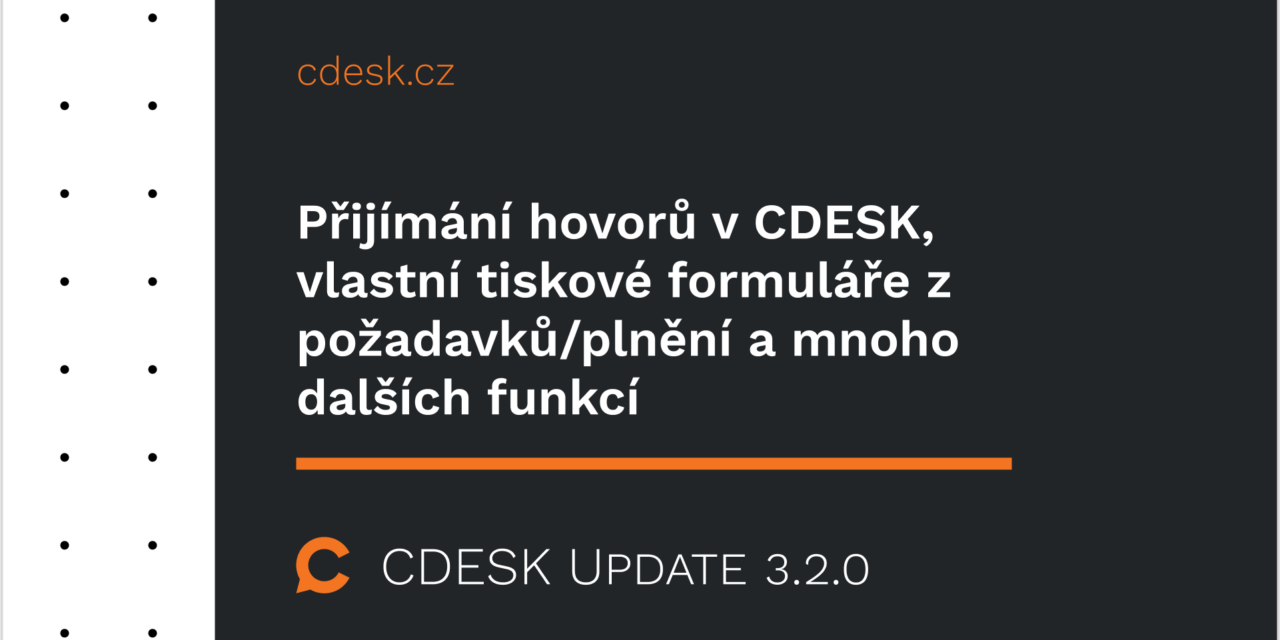 Empfangen von Anrufen in CDESK, benutzerdefiniertes Drucken von Formularen aus Anfragen/Erfüllungen und viele andere Funktionen